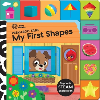 Baby Einstein - My First Shapes - Tabbed Pages and Cut Out Window For a Fun and Unique Experience - PI Kids (Board Book)