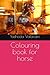 Colouring book for horse