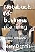 Notebook for business planning: Notebook for business strategy