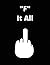 "F" it all journal: Black c...