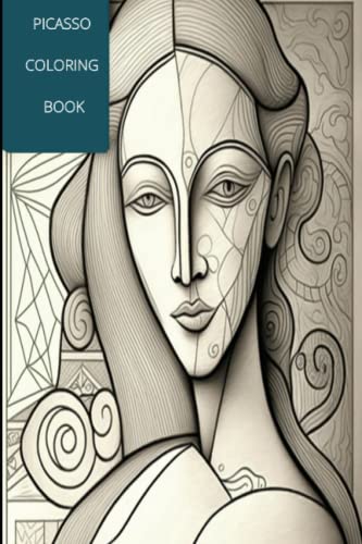 PICASSO BOOK COLORING: Picasso coloring chart for adults and children. (BOOK FOR COLORING) (Spanish Edition)