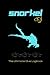 “SNORKEL” Scuba Diver Logbook by Rose Stanford in Black and T... by Rose Stanford