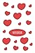 A Cute Notebook With Hearts