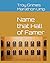 Name that Hall of Famer by Troy Ray Grimes