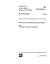 IEC/PAS 62453-1 Ed. 1.0 en:2006, Field Device Tool (FDT) interface specification - Part 1: Concepts and detailed description