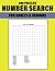 NUMBER SEARCH PUZZLE BOOK FOR ADULTS & SENIORS by Jeff Hewitt