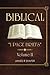 Biblical "1 Page Briefs": V...