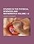 Studies in the physical sci...