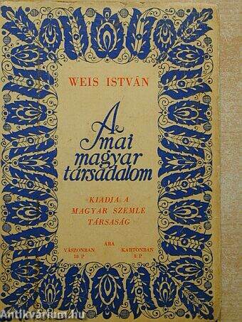 A mai magyar társadalom (Paperback)