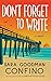 Don't Forget to Write by Sara Goodman Confino