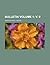Bulletin Volume 1; v. 9