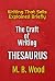 The Craft of Writing Thesaurus by M. B.  Wood