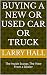Buying a New or Used Car or...