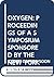 Oxygen proceedings of a sym...
