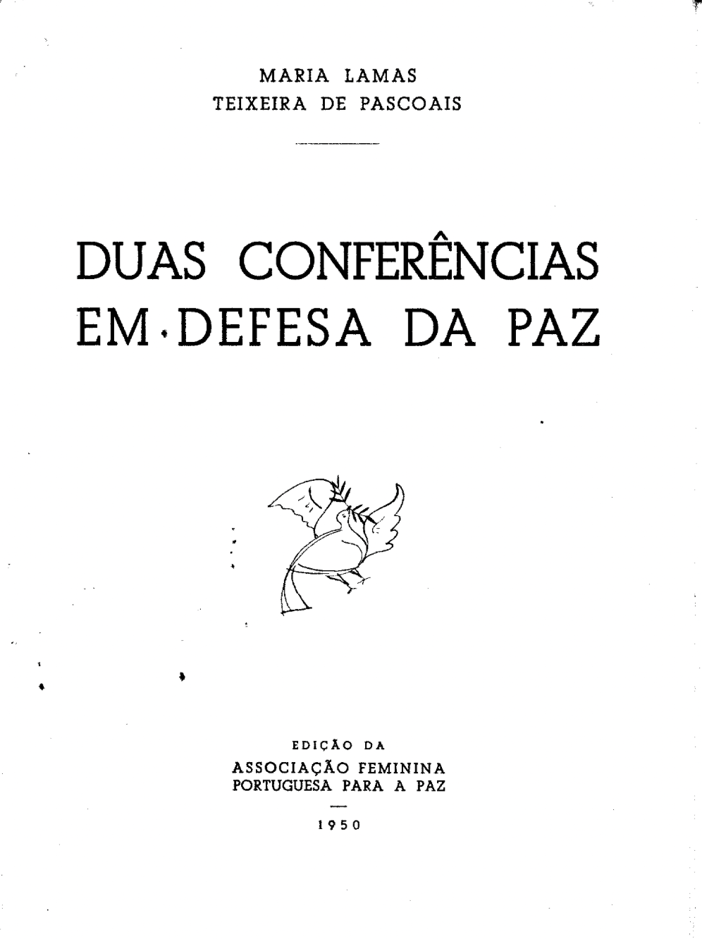 Duas Conferências em Defesa da Paz