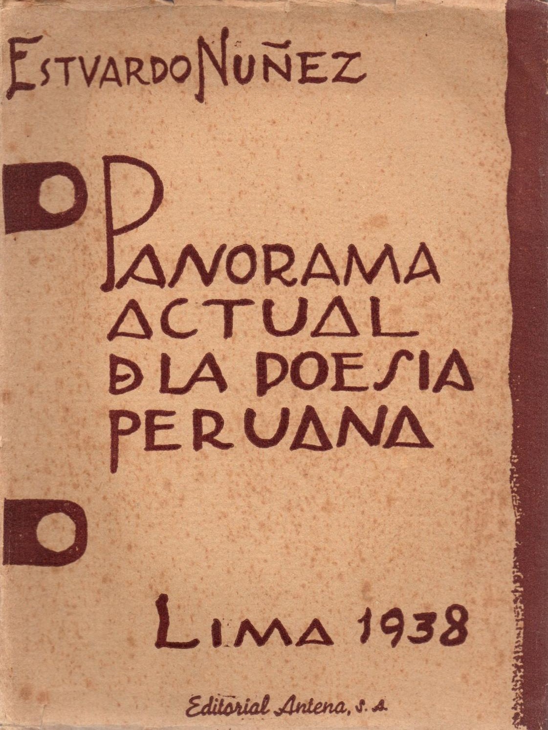 Panorama actual de la poesía peruana