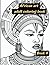 African art adult coloring:...