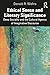 Ethical Sense and Literary Significance by Donald R. Wehrs