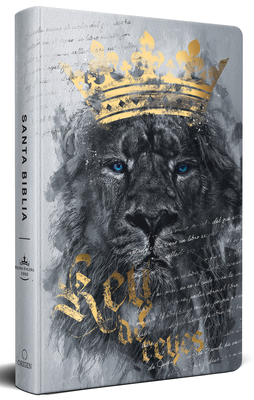 Biblia RVR60 letra grande tamaño manual, tapa dura León Rey de Reyes / Spanish Bible RVR60 Handy Size Large Print Hardcover Lion King of Kings (Spanish Edition)