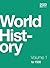 World History, Volume 1 to 1500 (hardcover, full color)