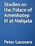 Studies on the Palace of Amenhotep III at Malqata by Peter Lacovara
