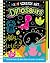 Neon Scratch Art Dinosaurs