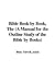 The Bible Book by Book: A M...