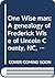 One Wise man: A genealogy o...