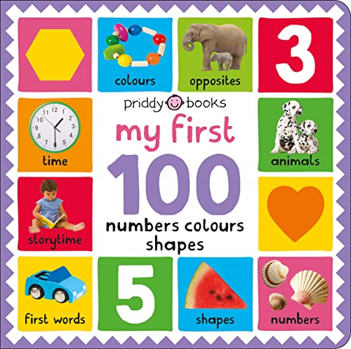 My First 100 Numbers Colours Shapes (Board Book)