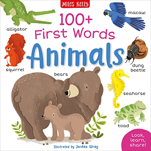 100+ First Words: Animals (Paperback)