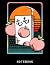 Peach Fruit Juice Kawaii Vaporwave Japanese 90s Retro Art Not... by Nicholas Kelly