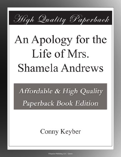 An Apology for the Life of Mrs. Shamela Andrews