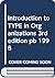 Introduction to TYPE in Organizations, 3rd edition, pb, 1998