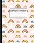 Cute Boho Rainbow Composition Notebook by Bryan Kramer