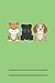 dog notebook green
