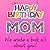 Mom's Birthday Fill in The ...