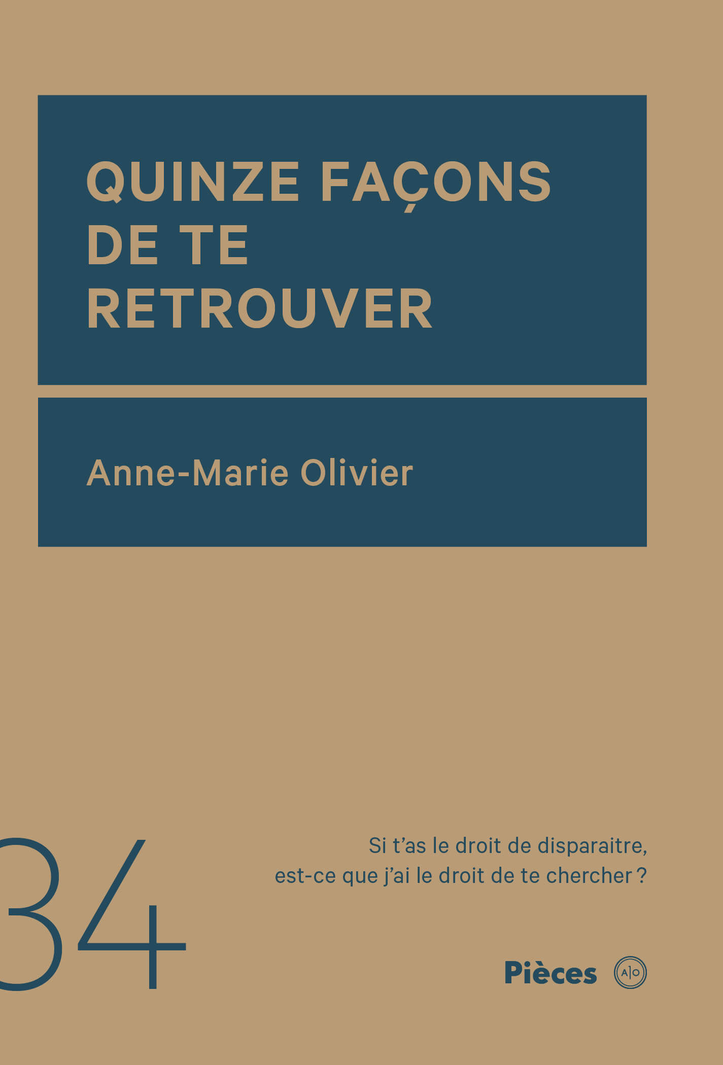 Quinze façons de te retrouver (Paperback)