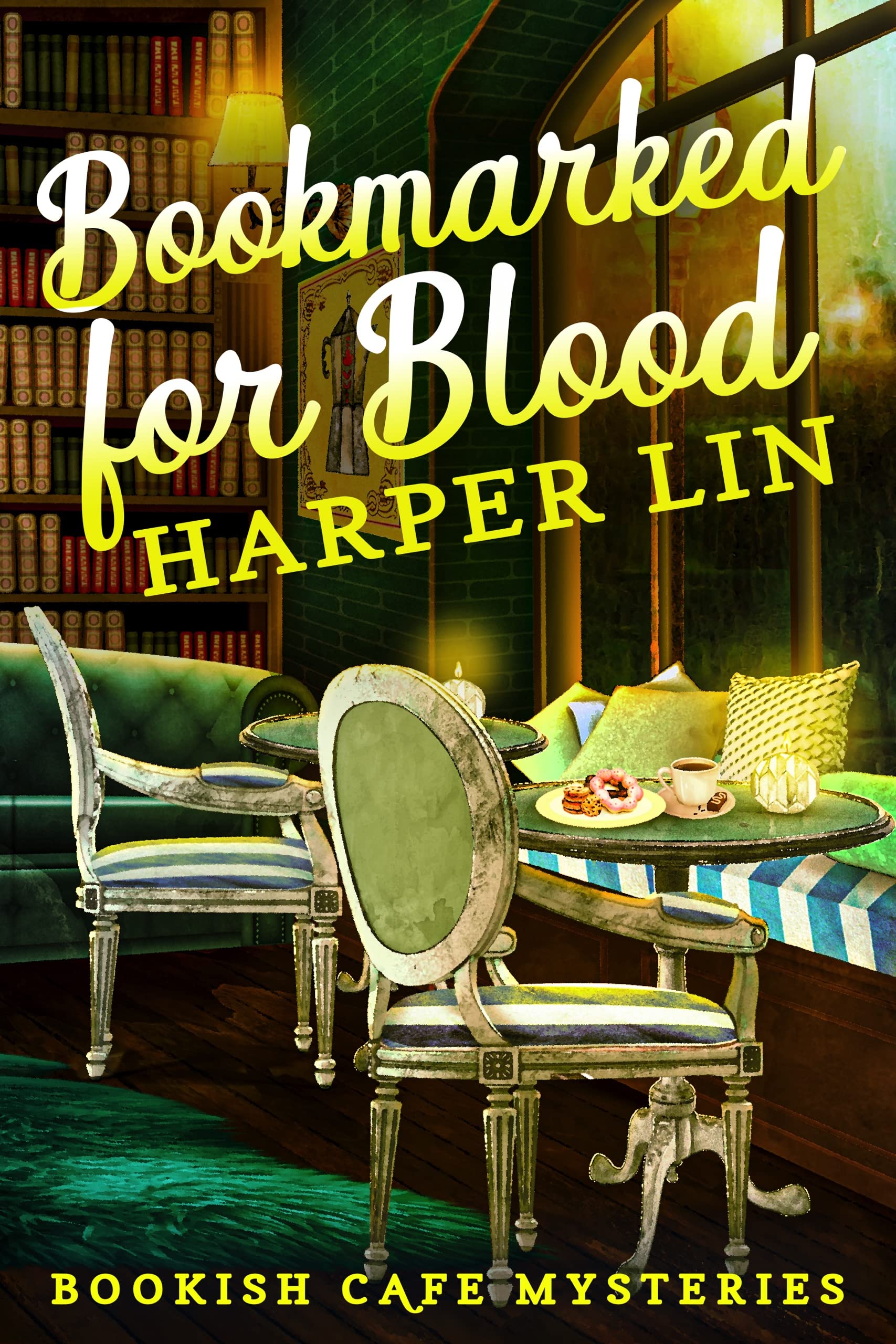 Bookmarked for Blood (Bookish Café Mysteries #5)