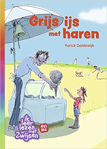 Grijs ijs met haren