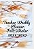 Teacher weekly planner fall...
