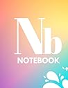 NOTEBOOK: Retro styled colorful blank lined notebook 8.5”X11”, 160 Pages.