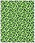 Green Cheetah Print Notebook by Cheyenne Davis