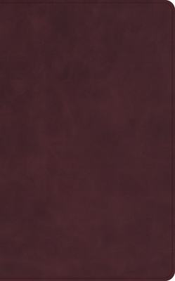 CSB Single-Column Personal Size Bible, Holman Handcrafted Collection, Marbled Burgundy Premium Calfskin, Black Letter, Presentation Page, Full-Color Maps, Easy-to-Read Bible Serif Type