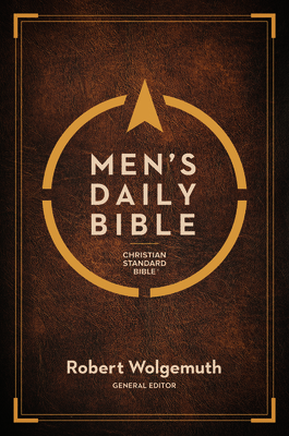 CSB Men's Daily Bible, Hardcover, Black Letter, Reading Plan, Articles, Callouts, Study Tools, Easy-to-Read Bible Serif Type