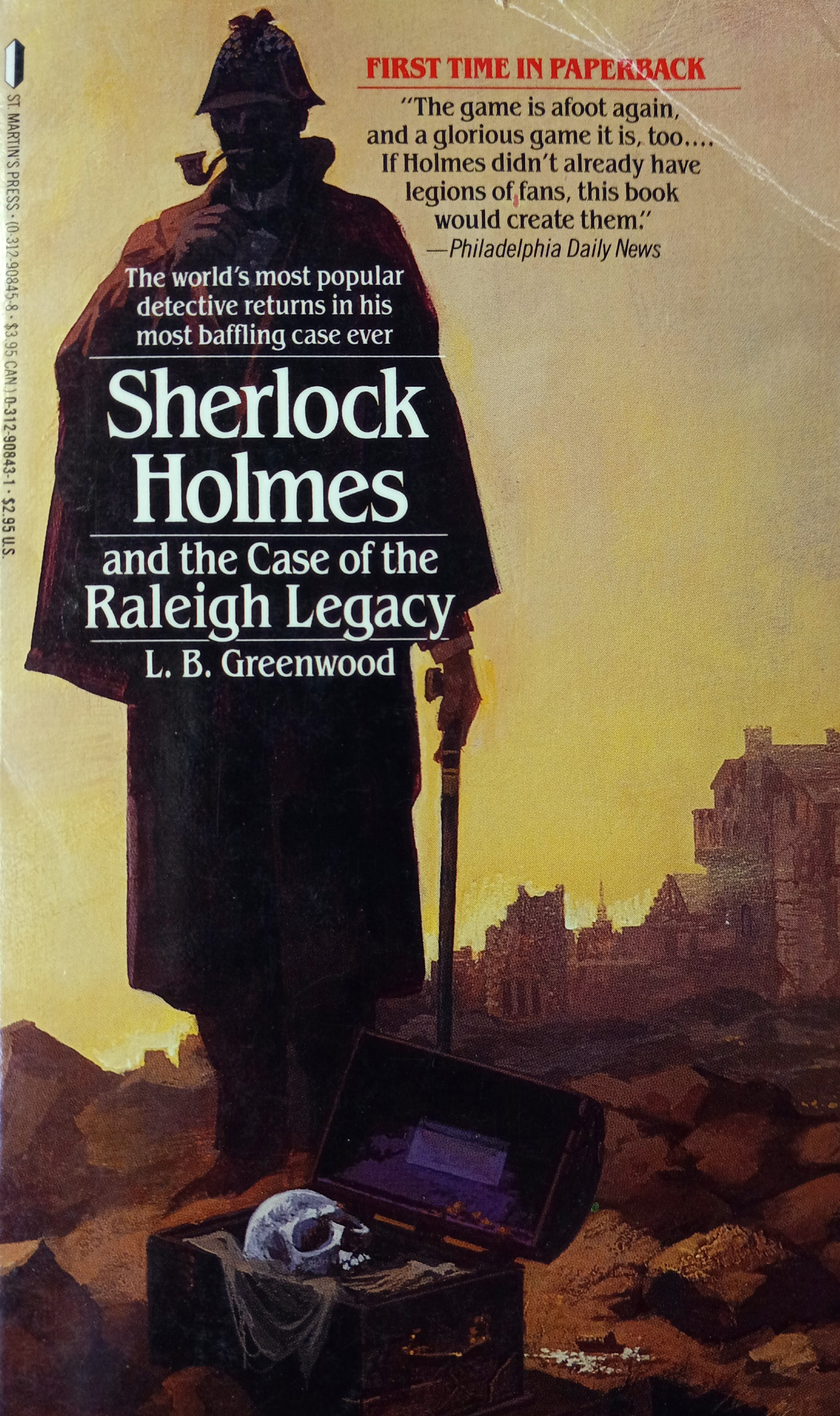 Sherlock Holmes and the Case of the Raleigh Legacy (Paperback)