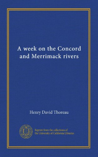 A week on the Concord and Merrimack rivers