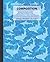 Composition: Blue Gradient Shark Composition Notebook for Kids, Cool Marble Sharks Pattern for Boys, Wide Ruled Book 7.5 x 9.25 in, 110 Pages, Back to School Supplies, For Students and Teachers