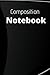 Black Composition Notebook by John Jimenez