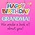 A Fill in the Blank Book for Grandma's Birthday by K Mitchell
