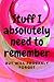 Stuff I Need to Remember No...